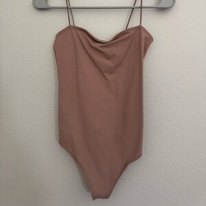 Abercrombie & Fitch Tan Bodysuit - Size Small